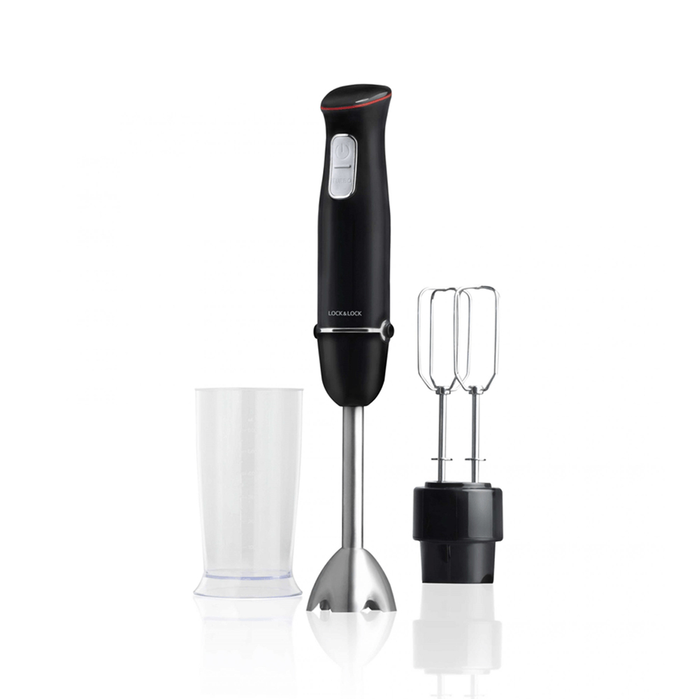 Máy Xay Cầm Tay Đa Năng Multi - Purpose 2 In 1 Hand Blender, 220 - 240V, 50/60Hz, 1000W - Màu Đen - LocknLock - EJM516BLK